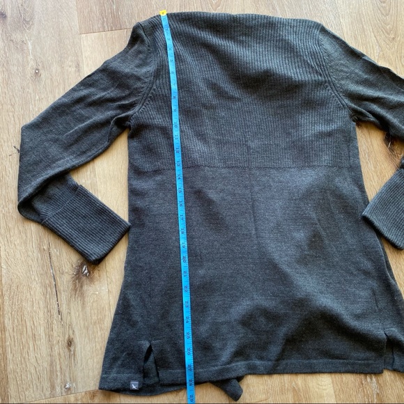 Eddie Bauer Merino Wool Flowy Open Front Cardigan - Picture 12 of 12